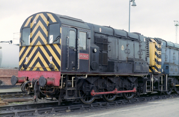 08907 at Crewe Diesel Depot.