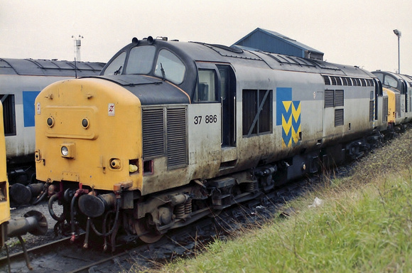 37886 in Trainload Metals livery at Immingham Depot.