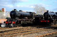 Class D49, 62712 "Morayshire" at Barrow Hill. 14/03/15