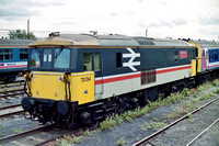 73134 in Intercity Mainline livery at Eastleigh.