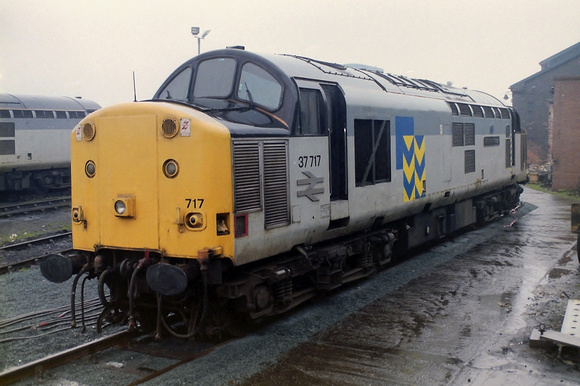 37717 "Stainless Pioneer" in Trainload Metals livery at Immingham Depot.